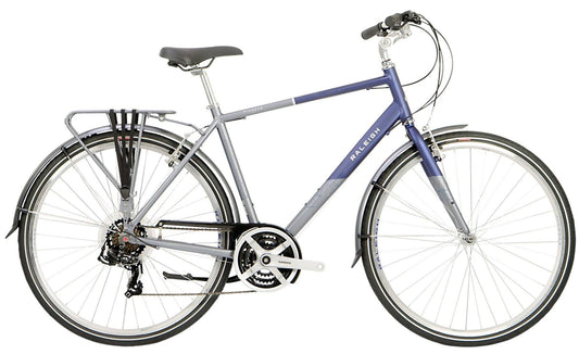 Raleigh Pioneer Tour 2021 Hybrid Bike – Blue/Grey – Size: 23 Inch