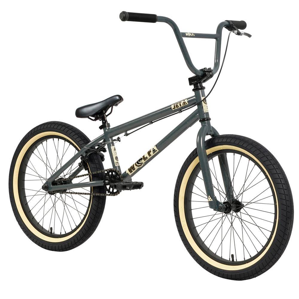 Jet BMX Wolf BMX Bike Gloss Gunmetal Grey BMX Bikes