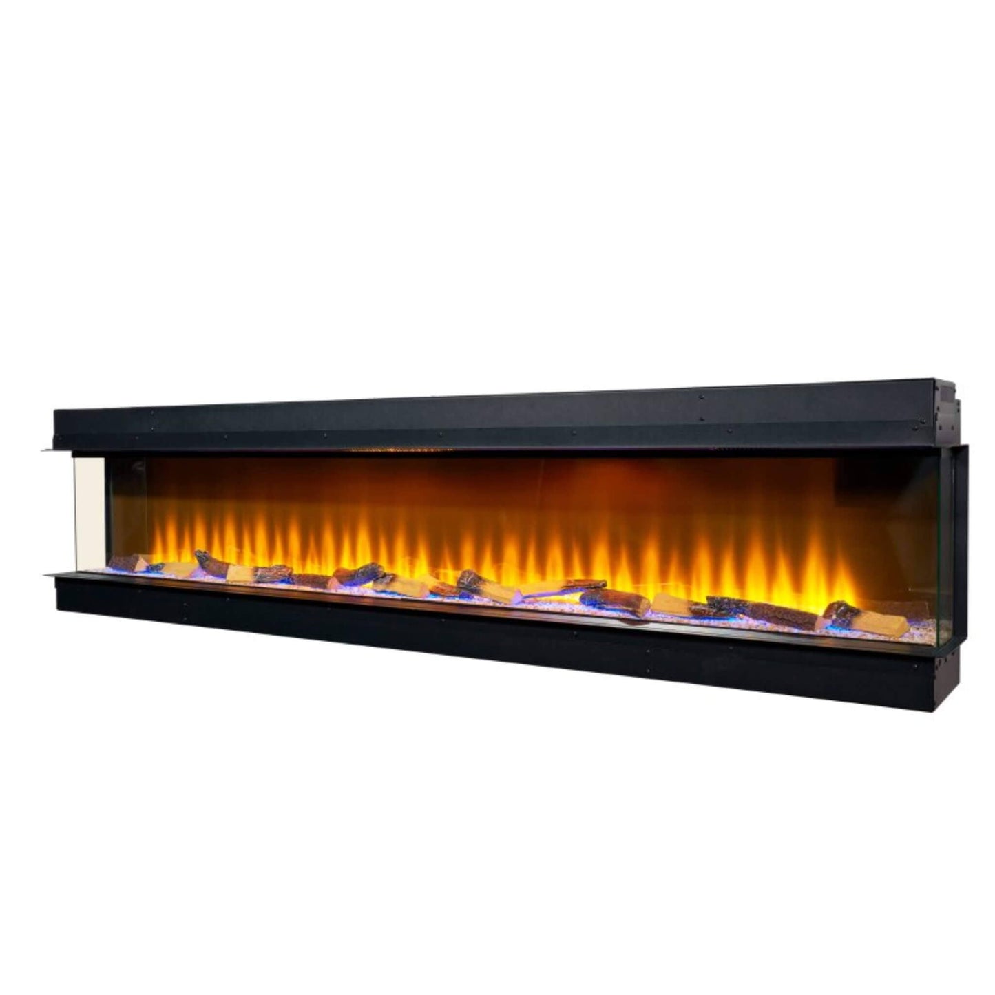 Adam Sahara Electric Inset Media Wall Panoramic Fire 81 Inch