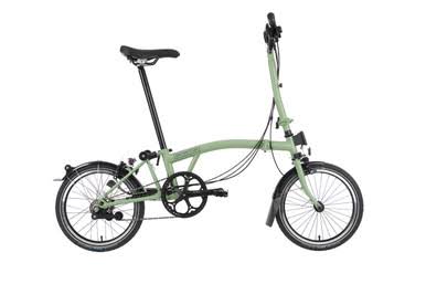 Brompton C Line Explore Bike in Racing Green, Steel