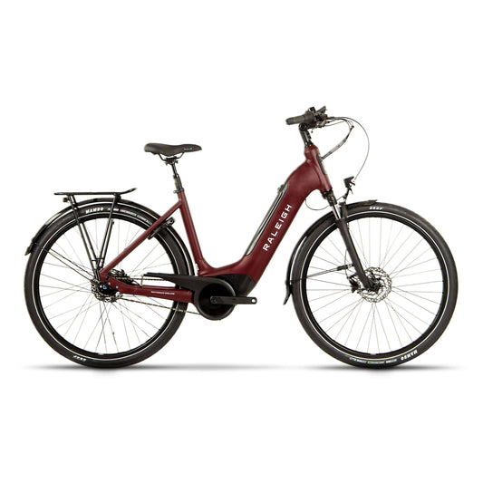 Raleigh Motus Tour Lowstep Hub Electric Hybrid Bike – Red