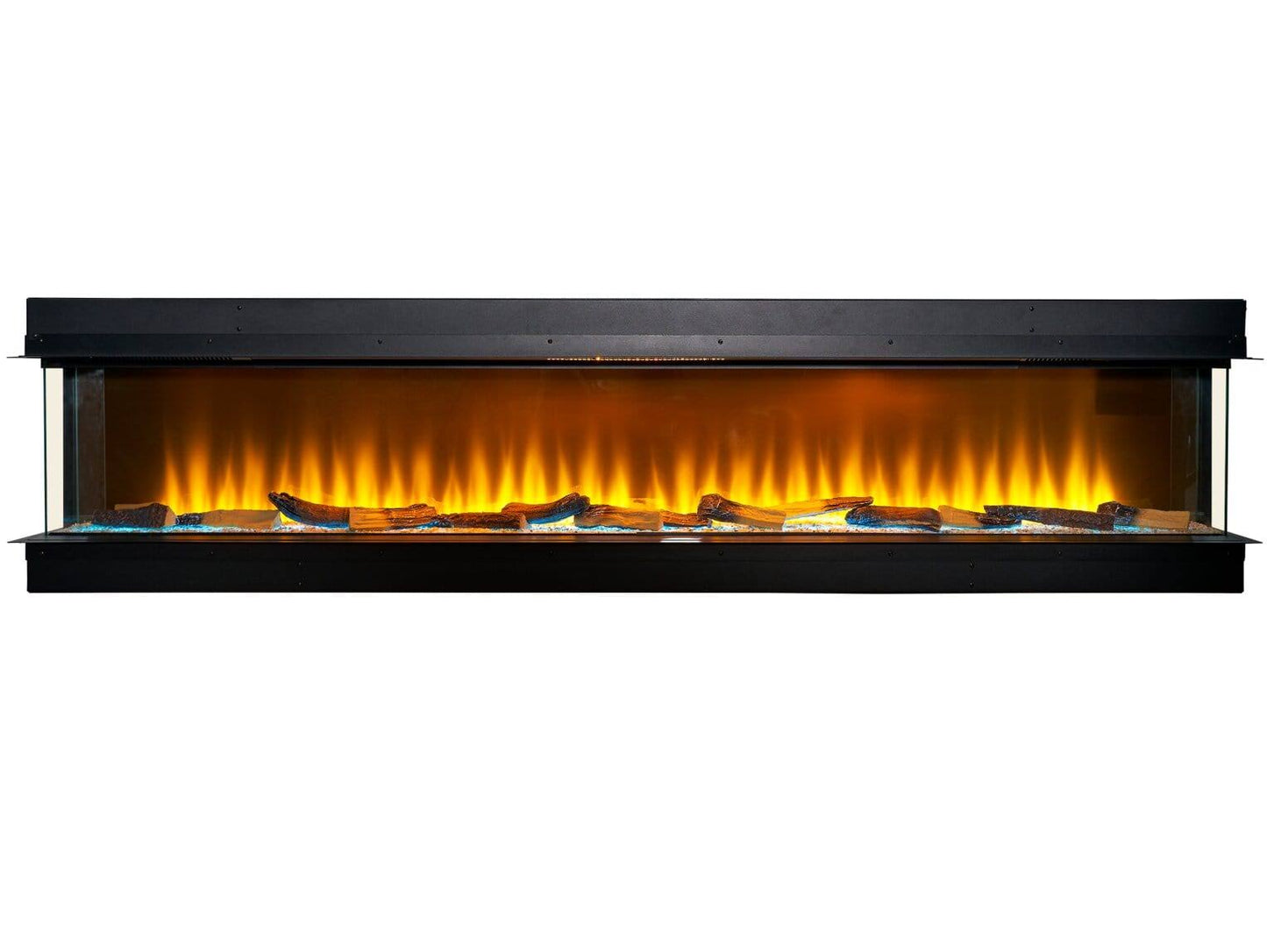 Adam Sahara Electric Inset Media Wall Panoramic Fire 81 Inch