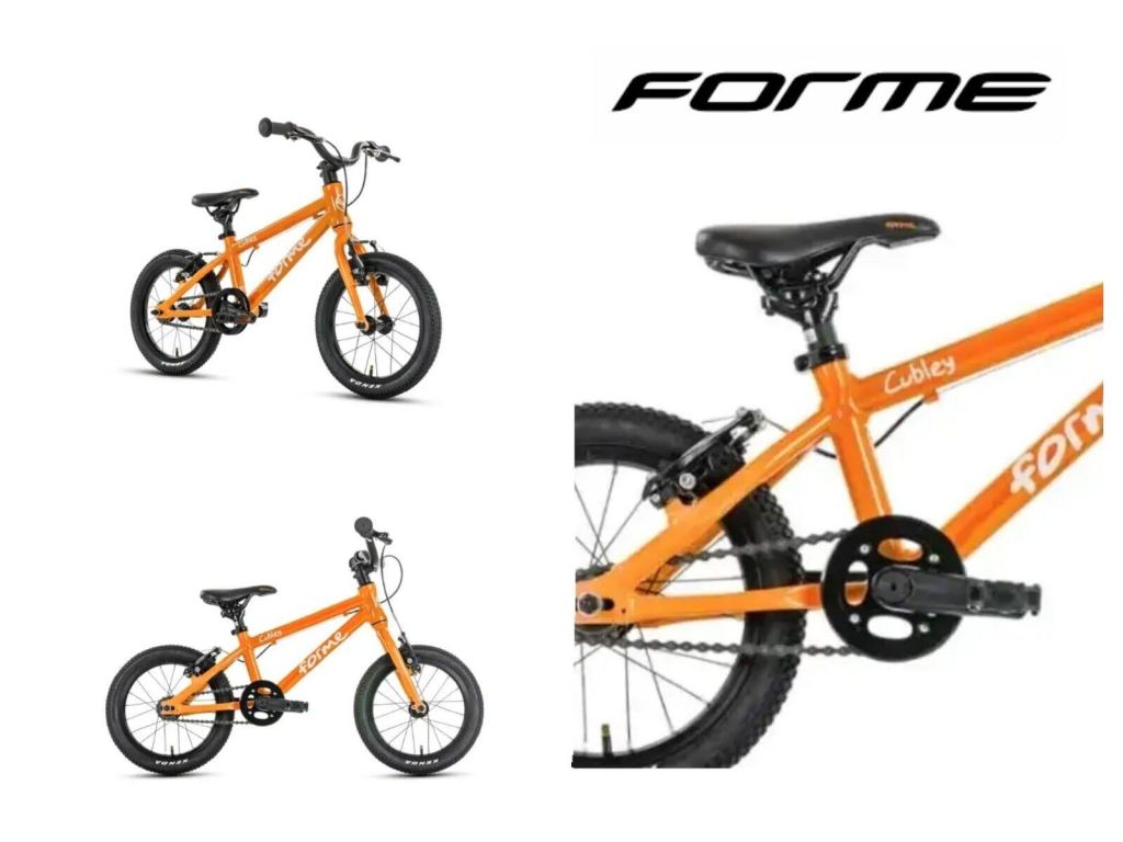 Forme Cubley Junior Kids Bike 14″ Alloy Single Speed V-Brakes Orange New