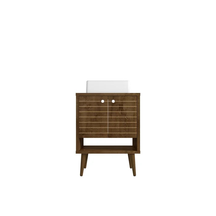 Altom 24" Single Bathroom Vanity Set Mercury Row Base Finish: Rustic Brown |  Bathroom Vanities