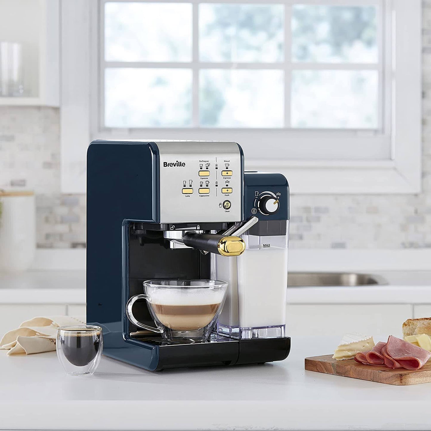 Breville One-Touch Coffeehouse VCF145 Espresso Coffee Machine