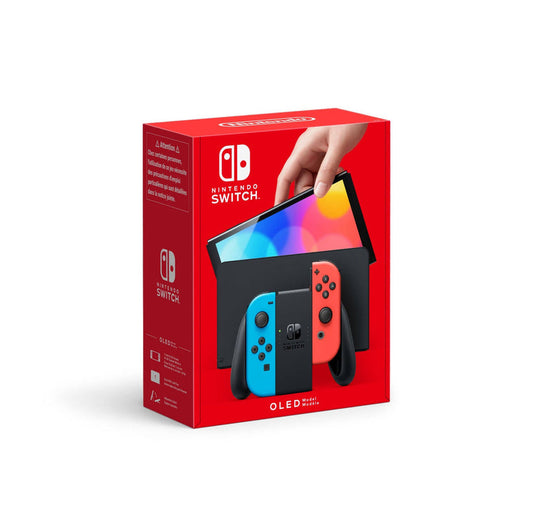 Nintendo Switch OLED – Neon Blue/ Red