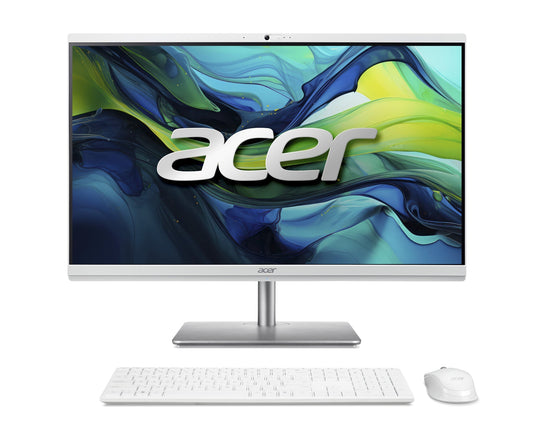 Acer Aspire C27-195ES All-in-One Desktop - Intel Core Ultra 7-155U, 16GB, 1TB SSD, Integrated ARC, 27" Full HD, Windows 11, White