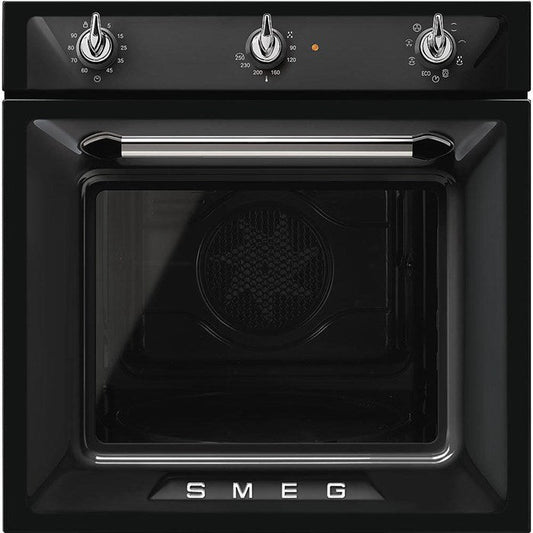 Smeg Victoria Black Single Built in Electric | Oven