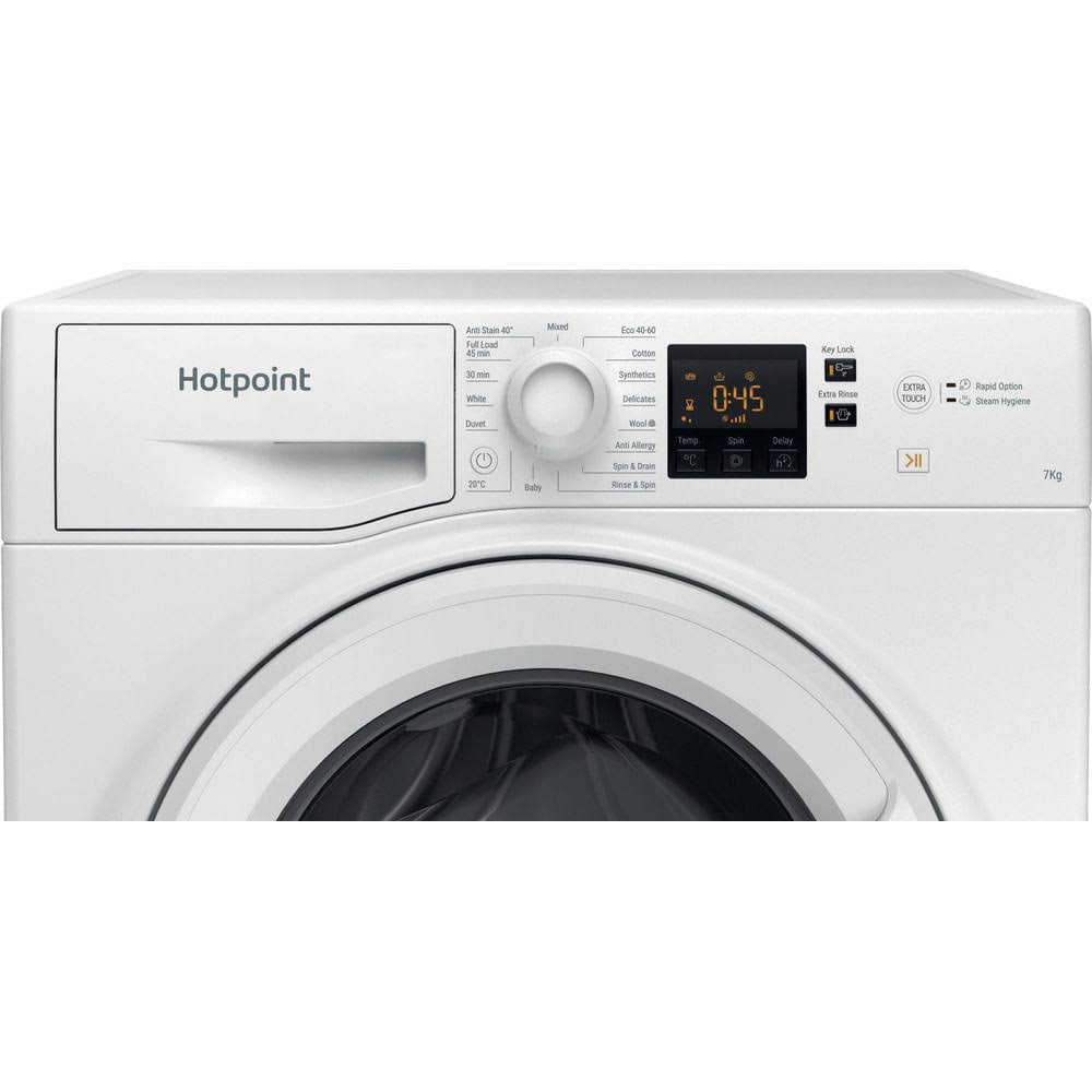 Hotpoint NSWR 743U WK UK N 7 kg 1400 Spin Washing Machine - White