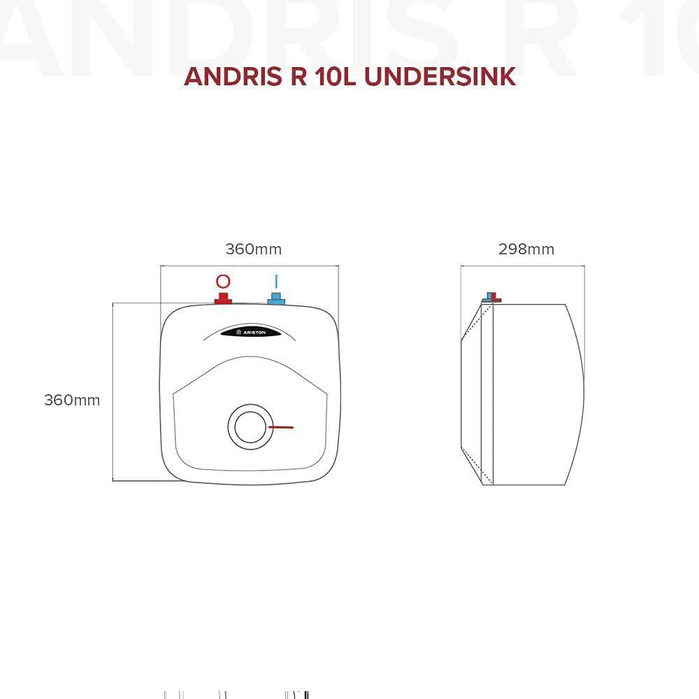 Ariston Andris R 10L Under Sink Water Heater 2kW