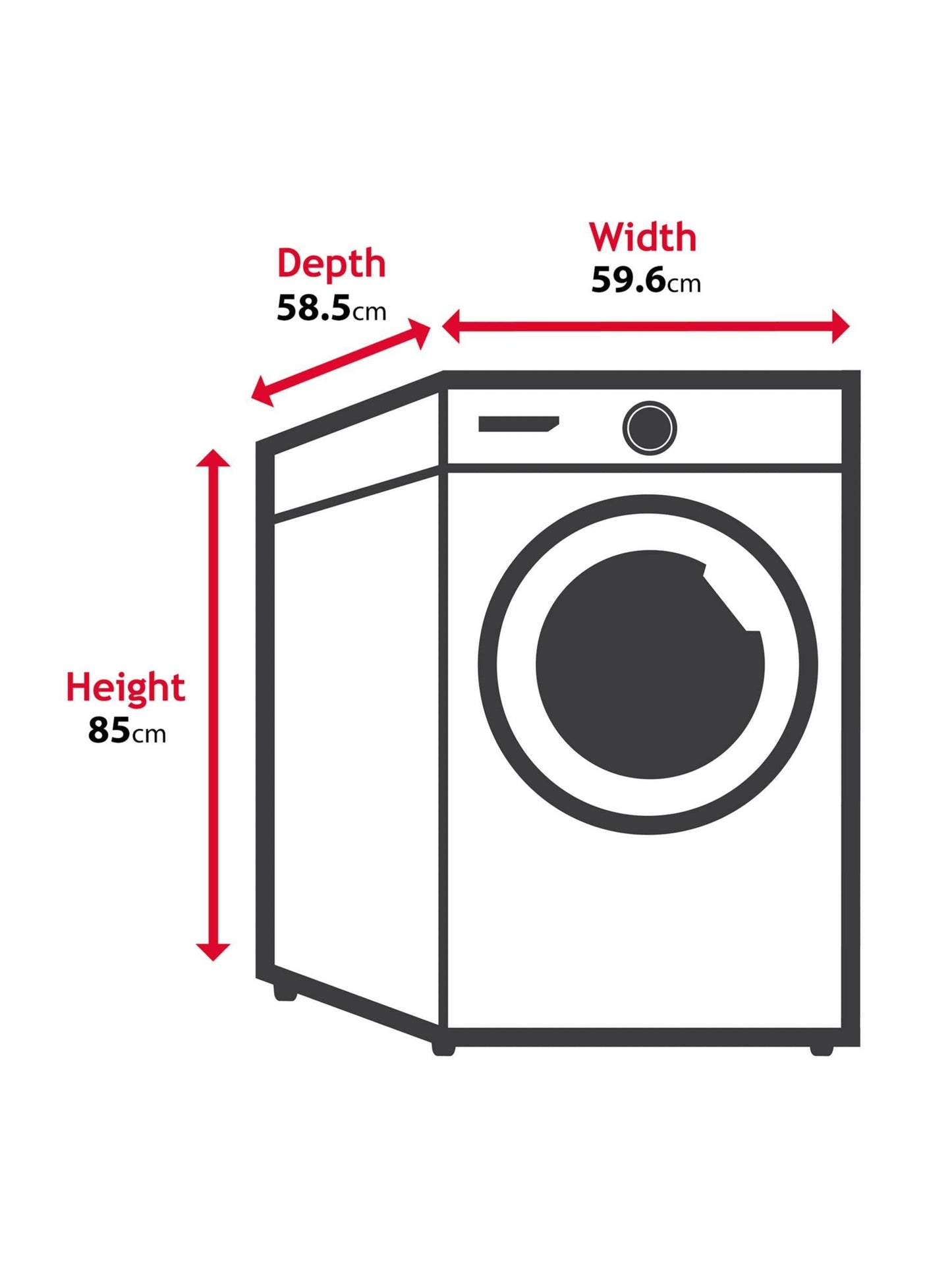 Hoover H-Dry 300 9kg Heat Pump Tumble - White - A++ Rated | Dryer