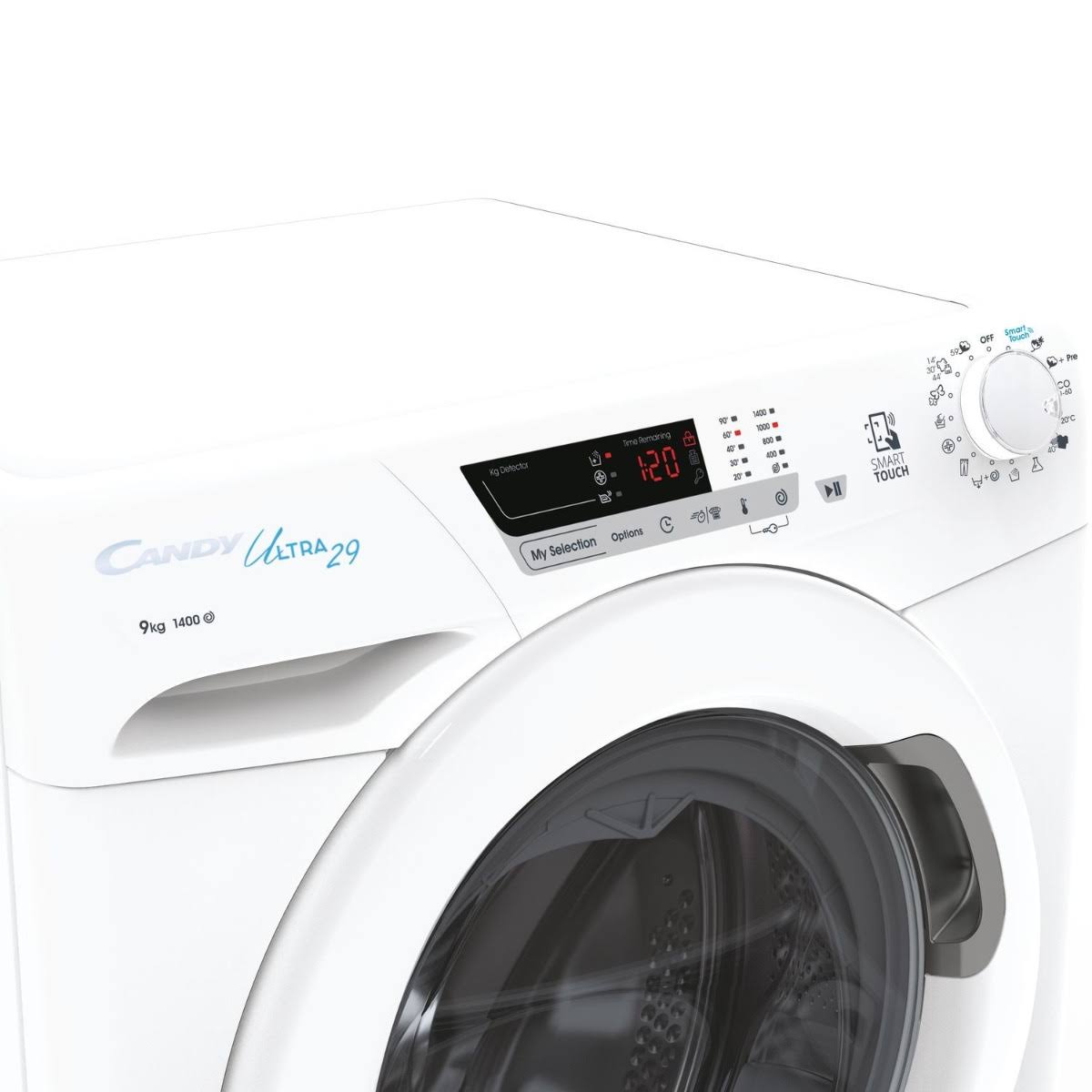 Candy Washing Machine Freestanding 9kg 1400 RPM HCU1492DE/1 White