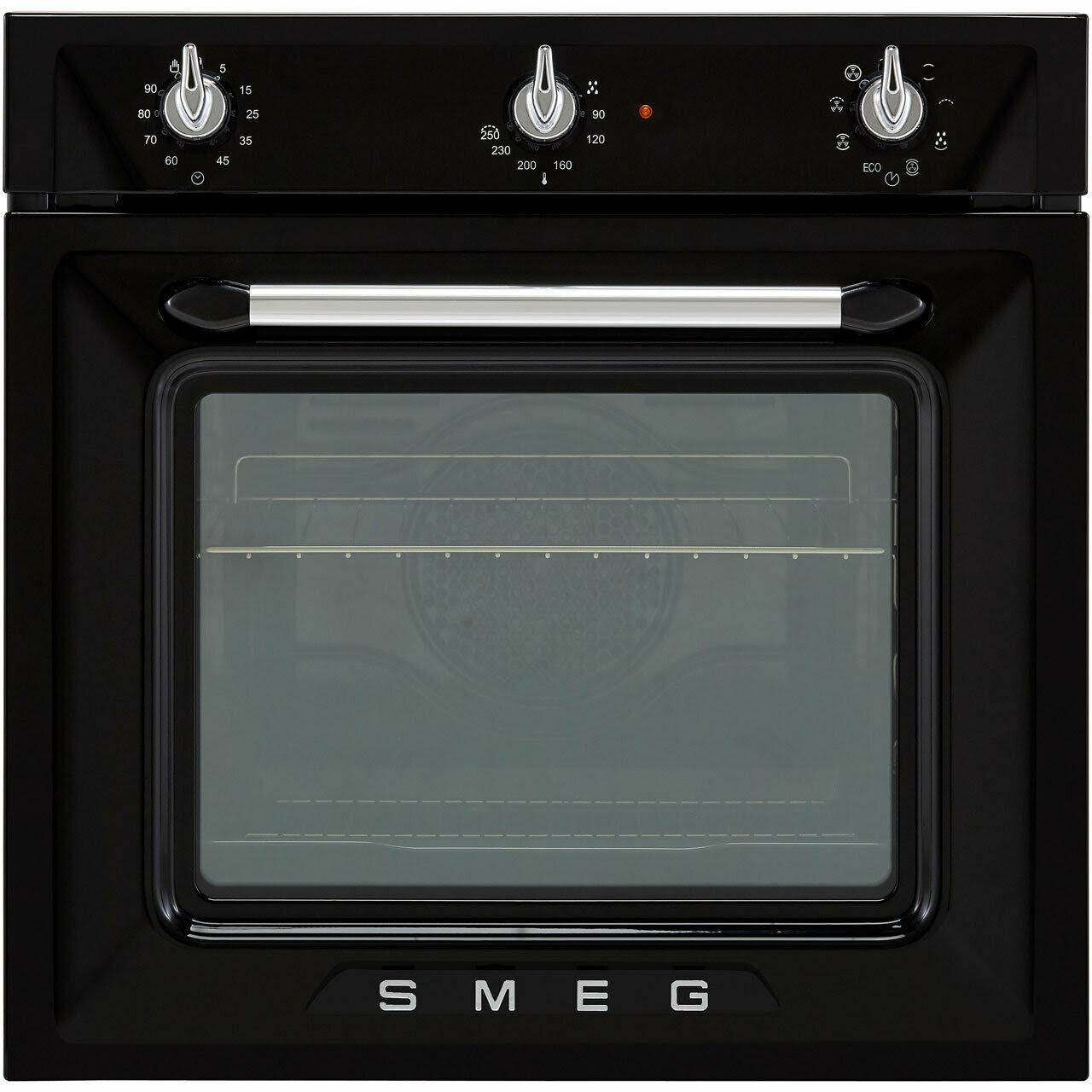 Smeg Victoria Black Single Built in Electric | Oven