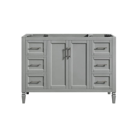 Home Decorators Collection Stockham 48 in. W x 21-1/2 in. D Bathroom Vanity Cabinet Only in Chilled Gray | Bathroom Vanities