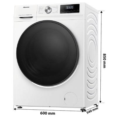 Hisense WFQA8014EVJM 8kg Washing Machine 1400 RPM A Rated White 1400 RPM