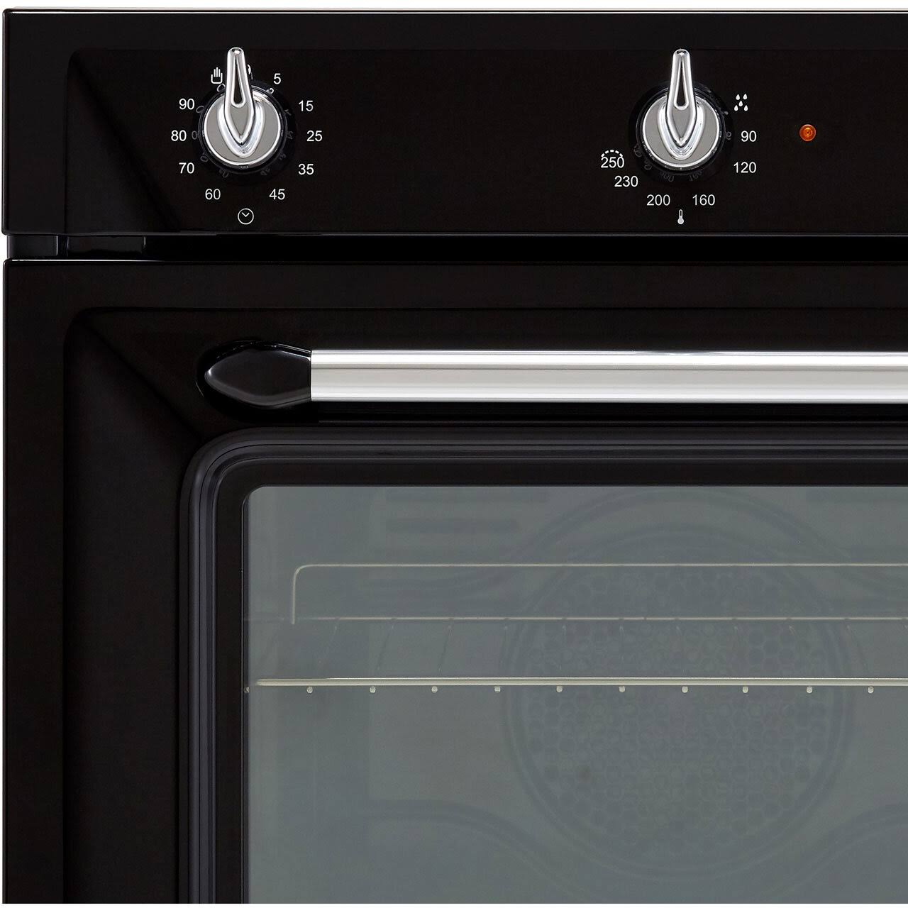 Smeg Victoria Black Single Built in Electric | Oven