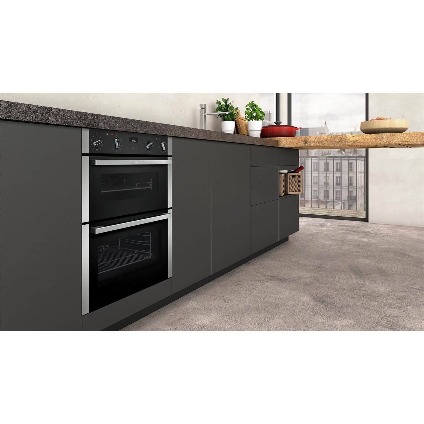 Neff Built Under Double Stainless Steel | Oven