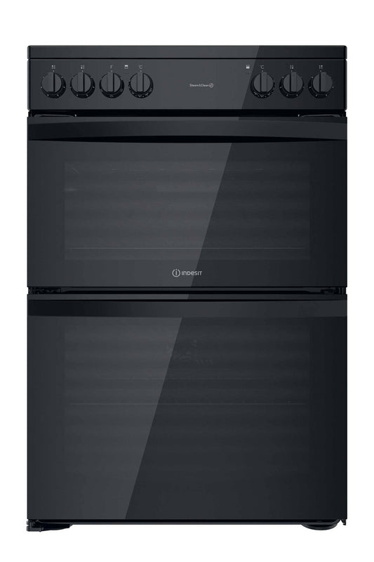 Indesit ID67V9KMB 60 cm Electric Ceramic Cooker - Black