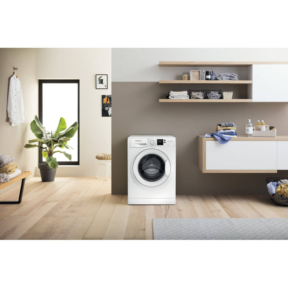 Hotpoint NSWR 743U WK UK N 7 kg 1400 Spin Washing Machine - White