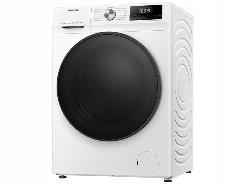 Hisense WFQA8014EVJM 8kg Washing Machine 1400 RPM A Rated White 1400 RPM