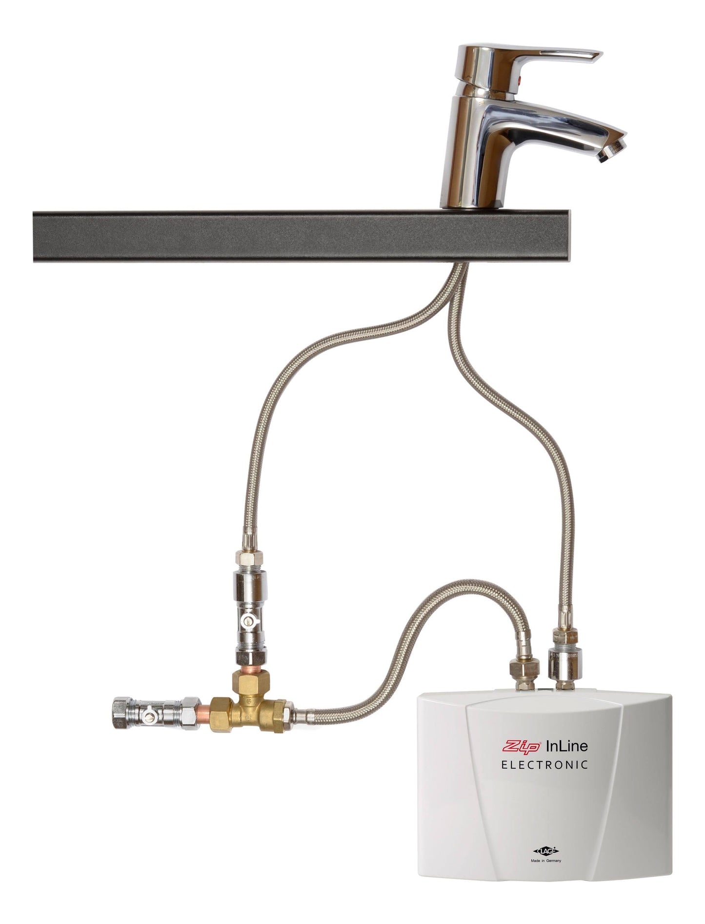 Zip ES3/MT Inline ES Water Heater C/W Lever Mixer Tap 0.2ltr 2.8KW