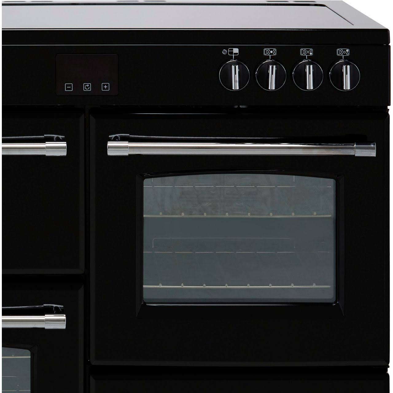 Belling Farmhouse 100e Black 100cm Electric Ceramic Range Cooker