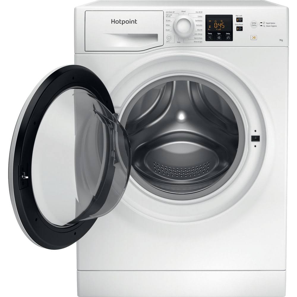 Hotpoint NSWR 743U WK UK N 7 kg 1400 Spin Washing Machine - White